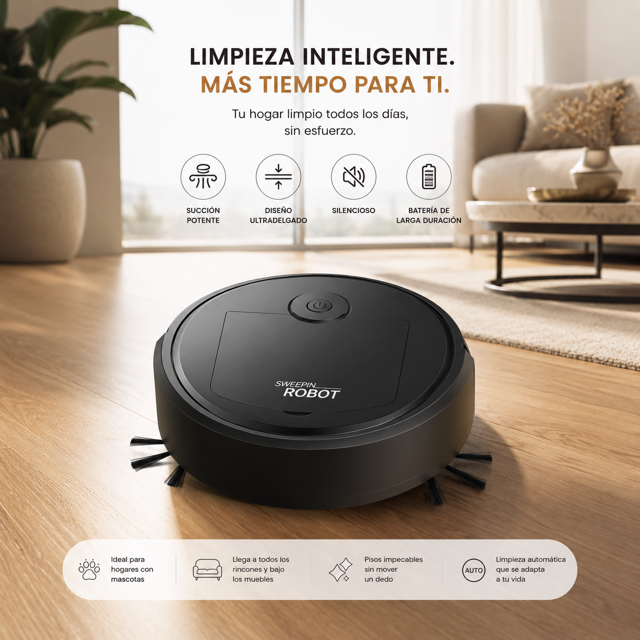 Robot Aspirador Inteligente Sweepin™